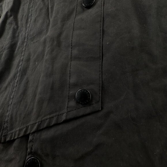 Barbour Backhouse Waxed Jacket Men Outdoors Long Trench A1255 Stockman's Size 44 - Picture 13 of 16